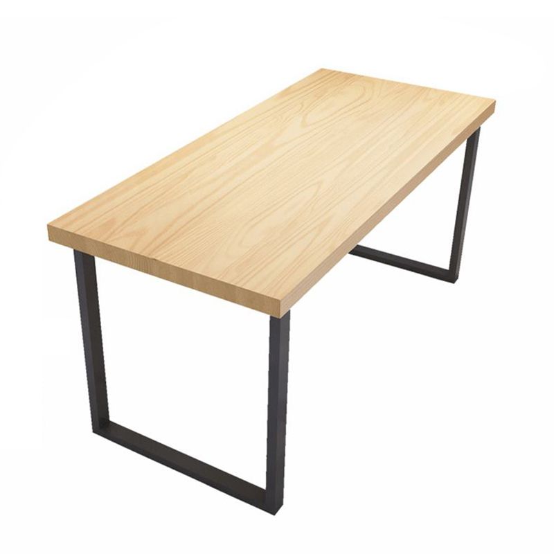 Industrial Dining Table Set 1/5/7 Pieces Solid Wood Dining Table with Chairs