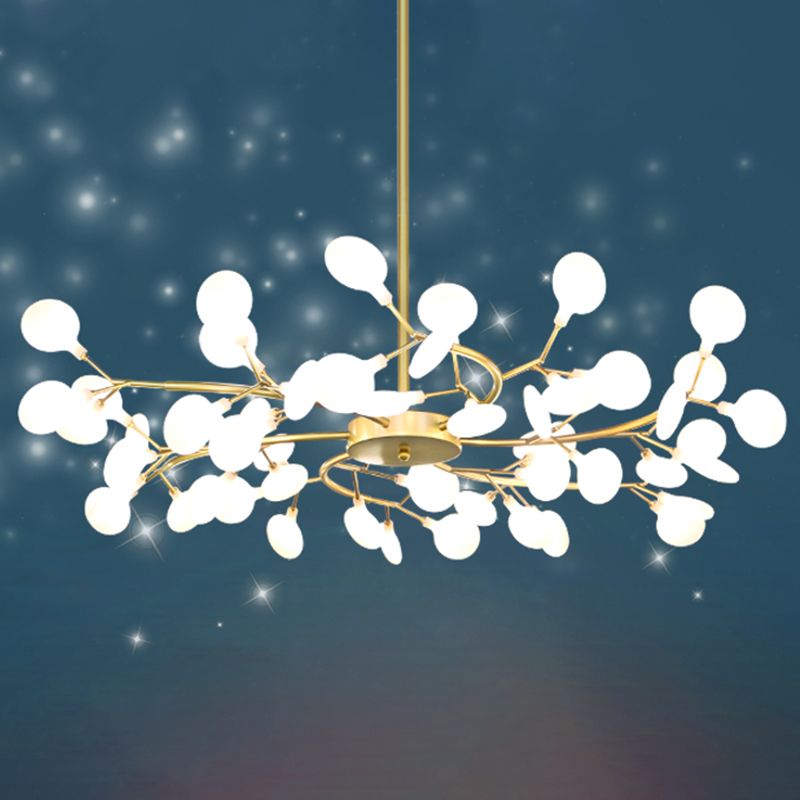 Foglie Lampada lampada lampada da design moderno illuminazione a sospensione acrilica per il ristorante