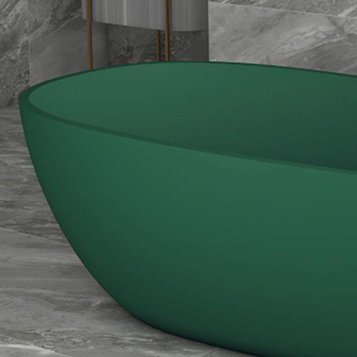 Modern Style Freestanding Soaking Bathtub Stone Free Form Bathtub