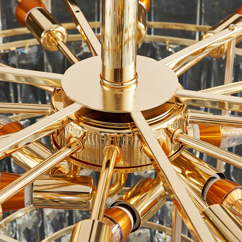 Crystal Dining Island Light Modern Kitchen Comedor de la lámpara colgante de cristal