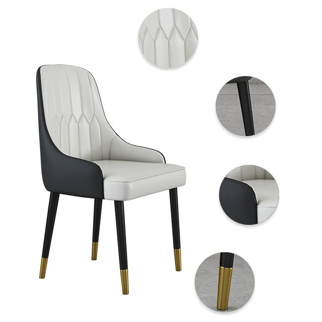 Glam Dinette Set for Dining Room 1/4/5 Pieces Polished Finish Dining Table Set