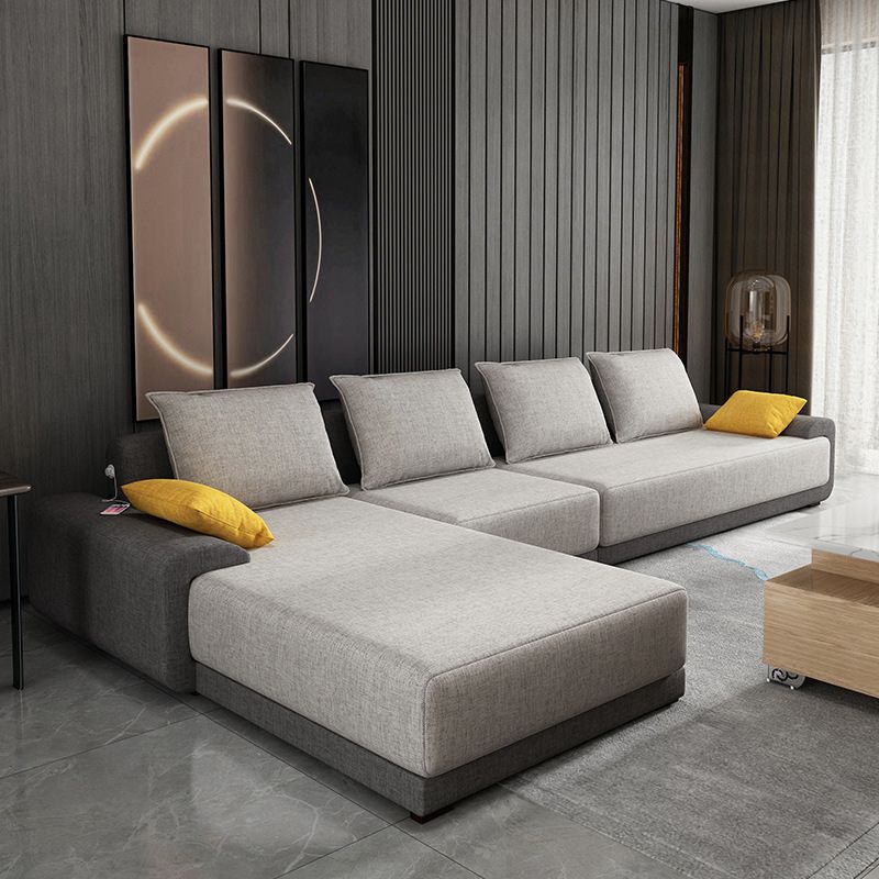 Cuscini moderni cuscino in alto braccio sezionale con forestale per soggiorno