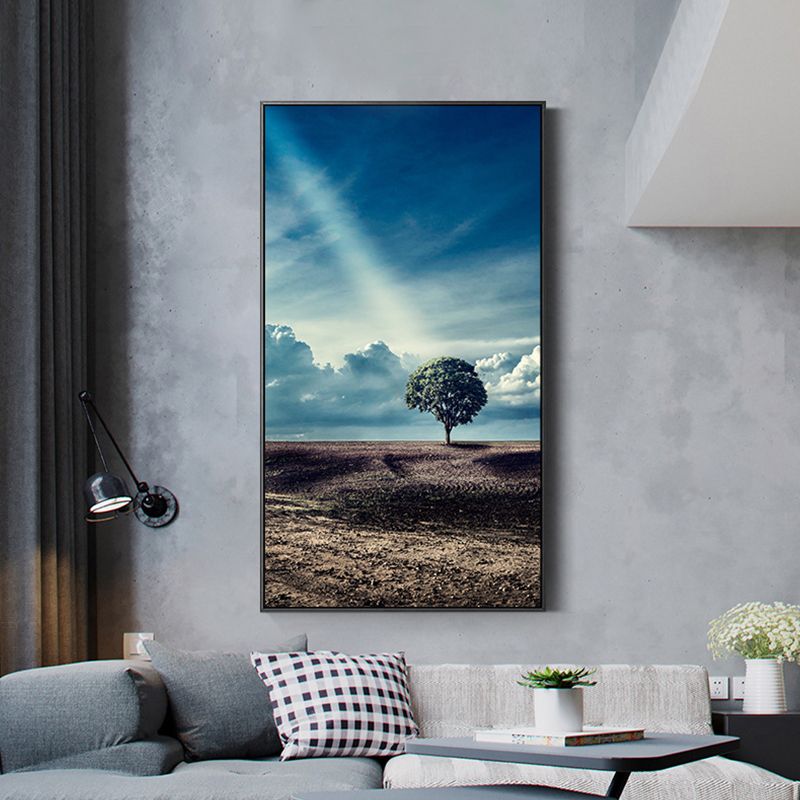 Photography Modern Style Canvas Print Natural Landscape in Light Color, Multiple Sizes