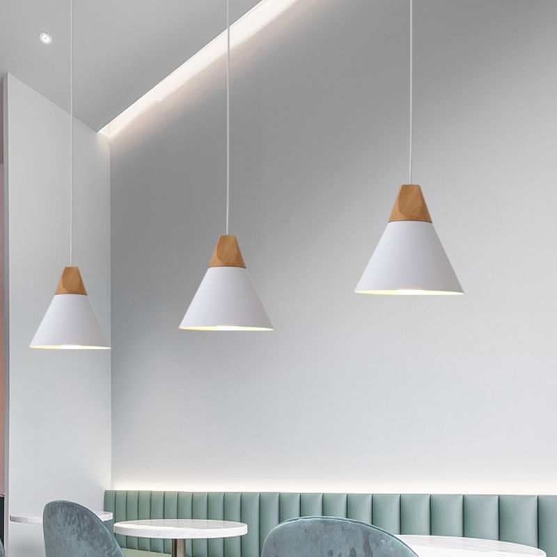 Macaroon Modern Hanging Lamps Aluminum Shade Pendant Lighting Fixtures