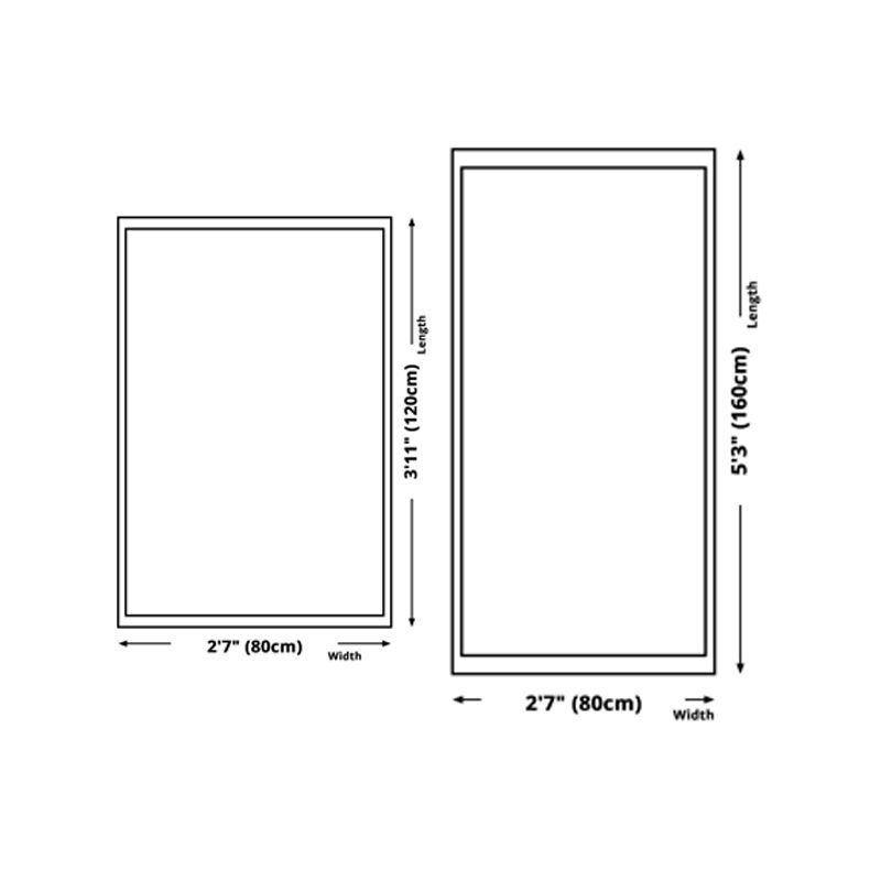 Tapis d'intérieur lavable en polyester, bloc de couleurs moderne, pour la décoration de la maison