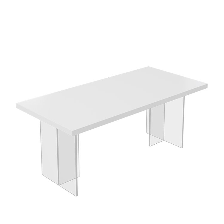 Modern Style Dining Table Sintered Stone Rectangle Table for Kitchen