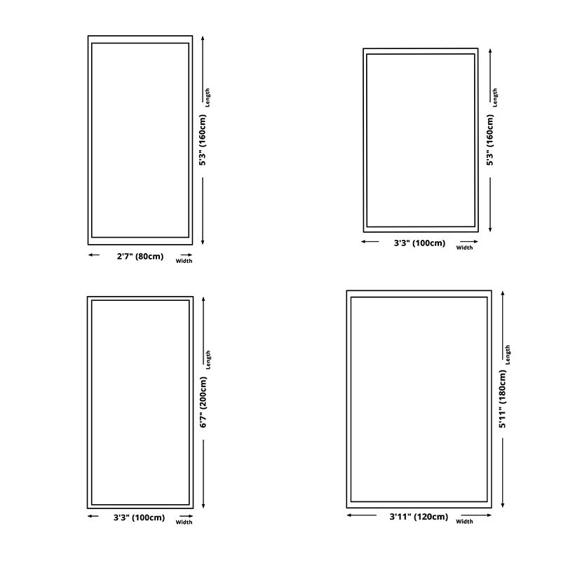 Alfombra marina ligera Moderia Mezcla gráfica Alfombra resistente a las manchas de la alfombra para la decoración del hogar