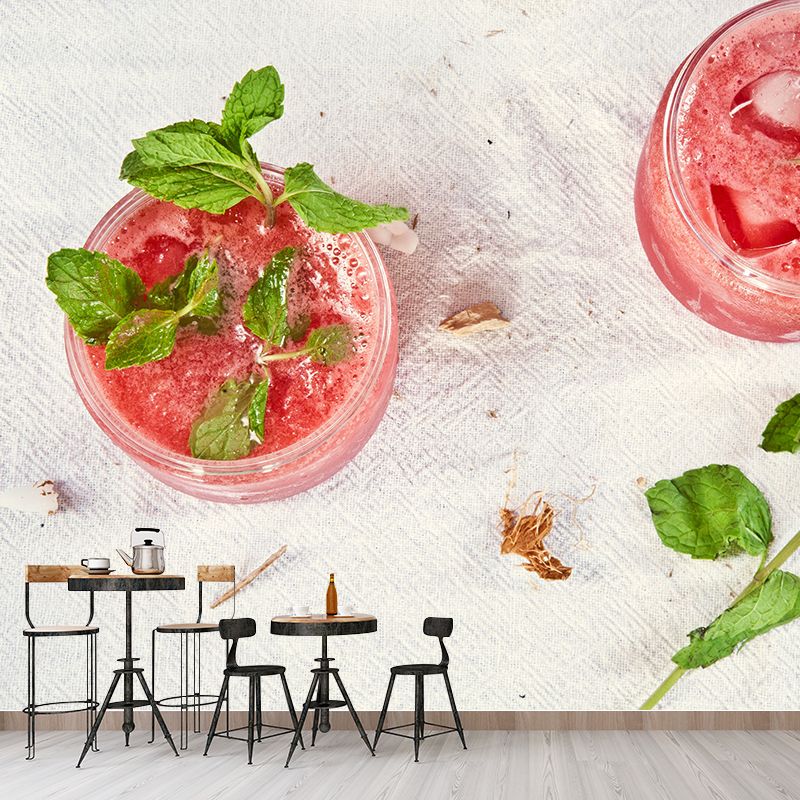 Eco-friendly Wall Mural Wallpaper Wine Drink Photography Sitting Room Wall Mural