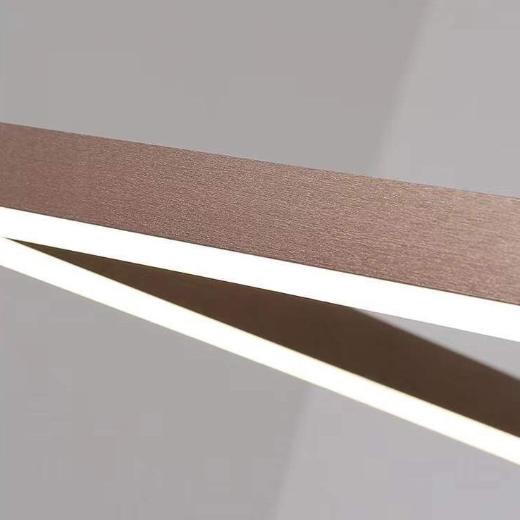 Modern Chandelier Light Fixtures 5-Light Hanging Pendant Lamps with White Acrylic Shade