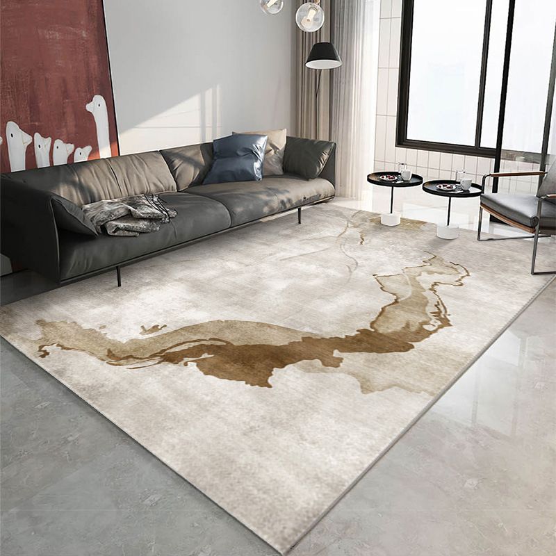 Alfombra de color de contraste púrpura alfombra moderna alfombra moderna para sala de estar