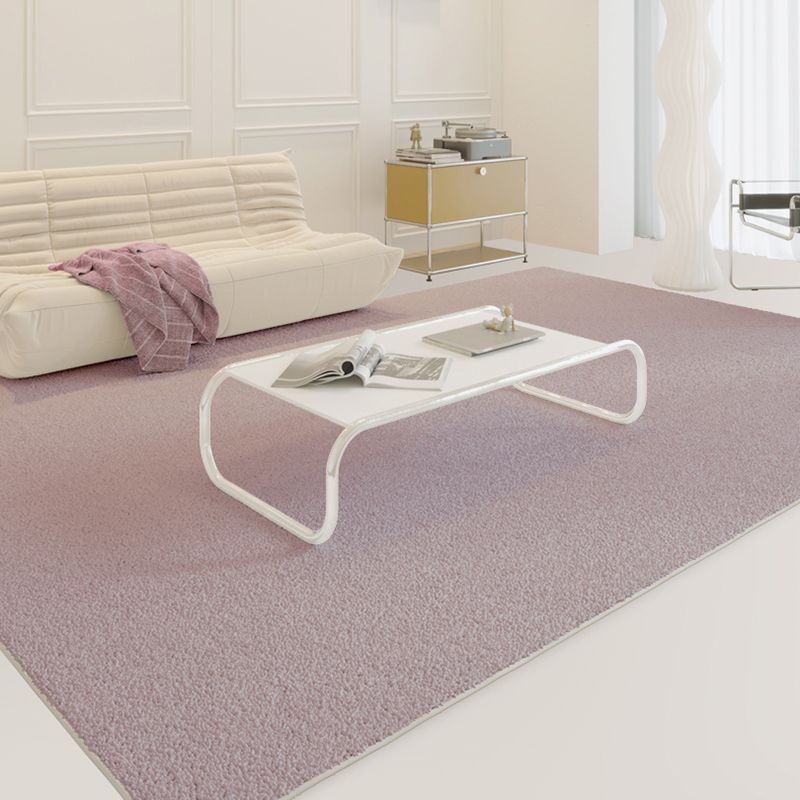 Tapis moderne violet clair mélangeant des couleurs unies, avec envers antidérapant, pour la décoration de la maison