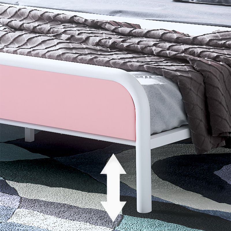 Standard Bed, Metal and Upholstered Bed With Headboard and Footboard