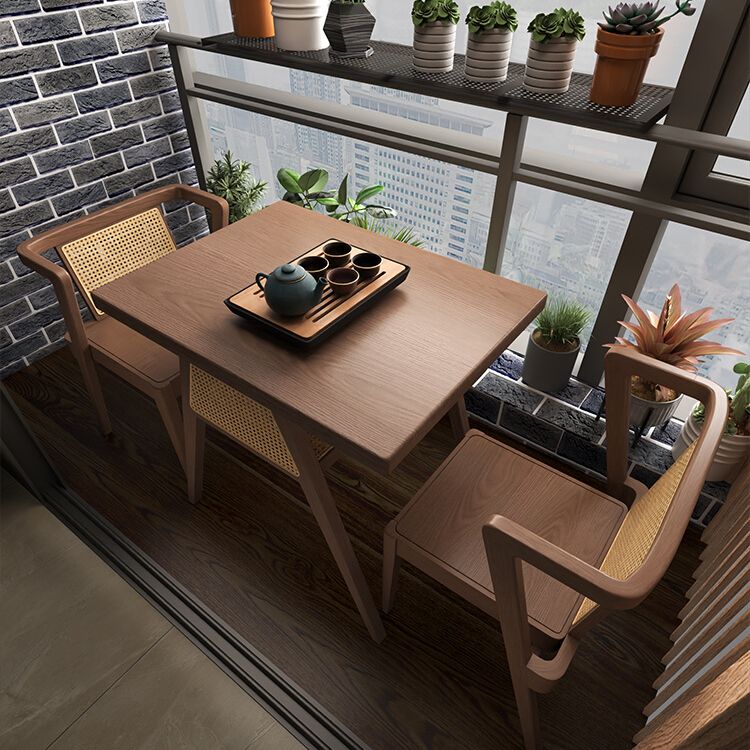 Modern Style Bistro Set 1/3 Pcs Solid Wood Bistro Set for Home