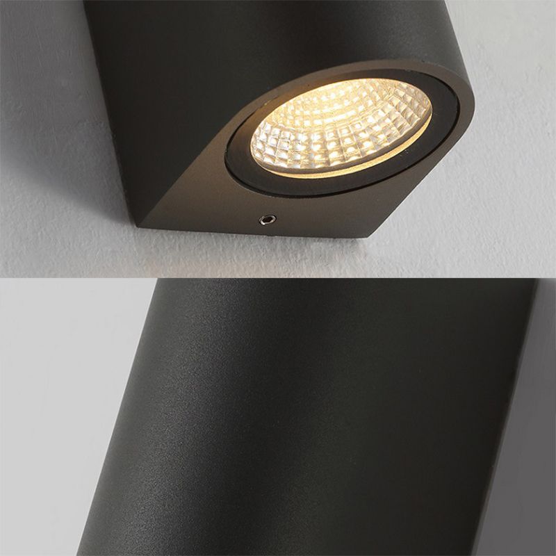 Luz de pared de estilo minimalista moderno de lámpara montada en la pared 2 luces de pared para pared para la pared exterior