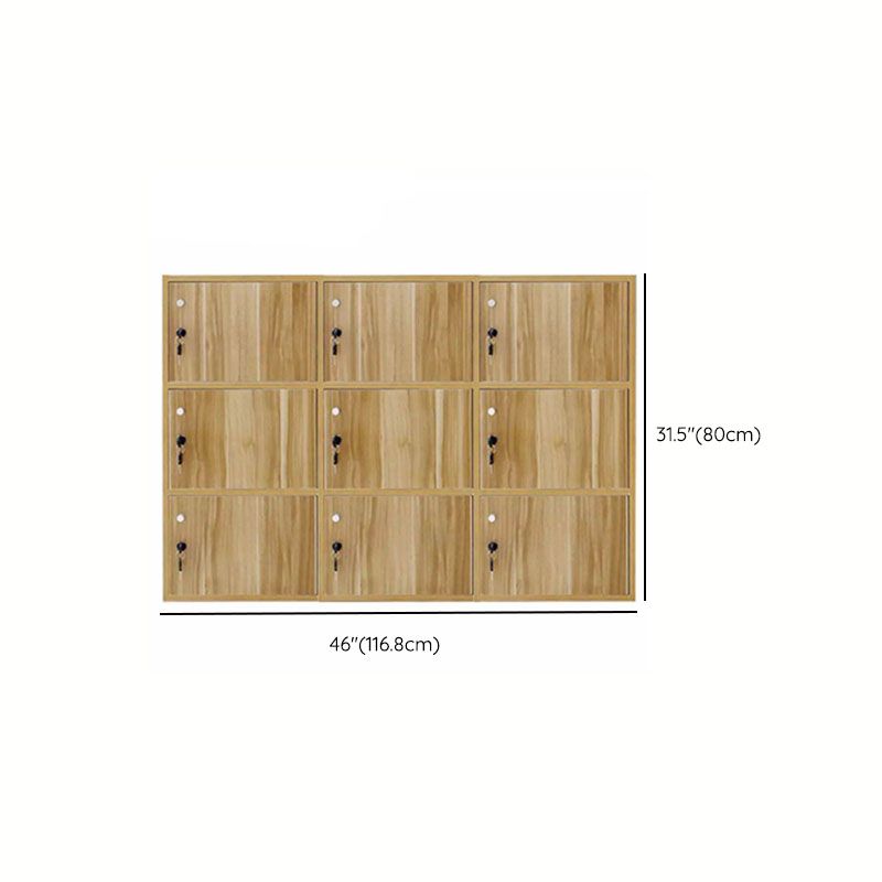 Matte Finish Non-Hanging Cabinet Modern Wood Storage Cabinet with Hinged Doors