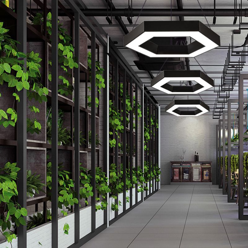 Modern Style LED Pendant Light Simplicity Lighting Fixture for Office Meeting Room