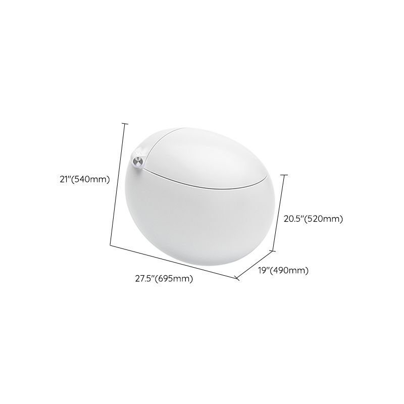 Modern Cotton White Floor Mounted Urine Toilet Siphon Jet Toilet Bowl with Toilet Seat