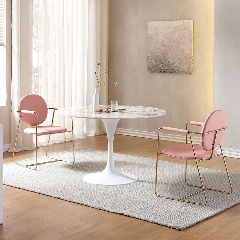 Ronde tulp Base Dinette Table Simplicity Style Dining Site Table voor binnen