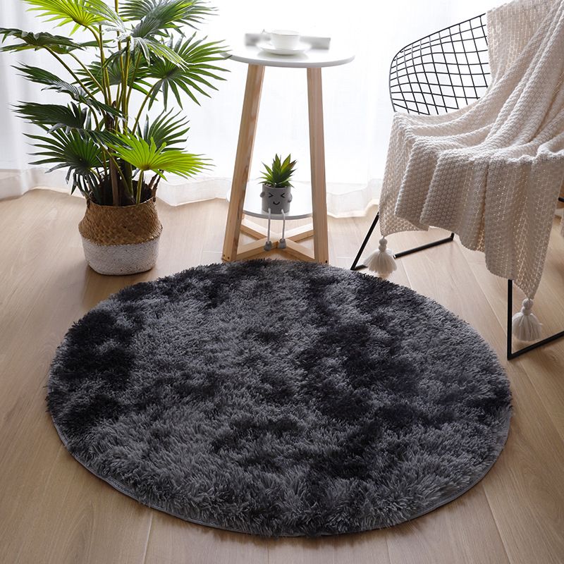Round Area Rug Polyester Tapijt binnen Tapijt voor slaapkamerdecoratie