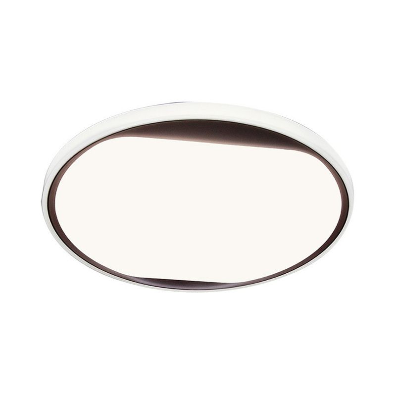 Round Shaped Living Room LED Flush Mount Acrylic Modern Flushmount Ceiling Lighting
