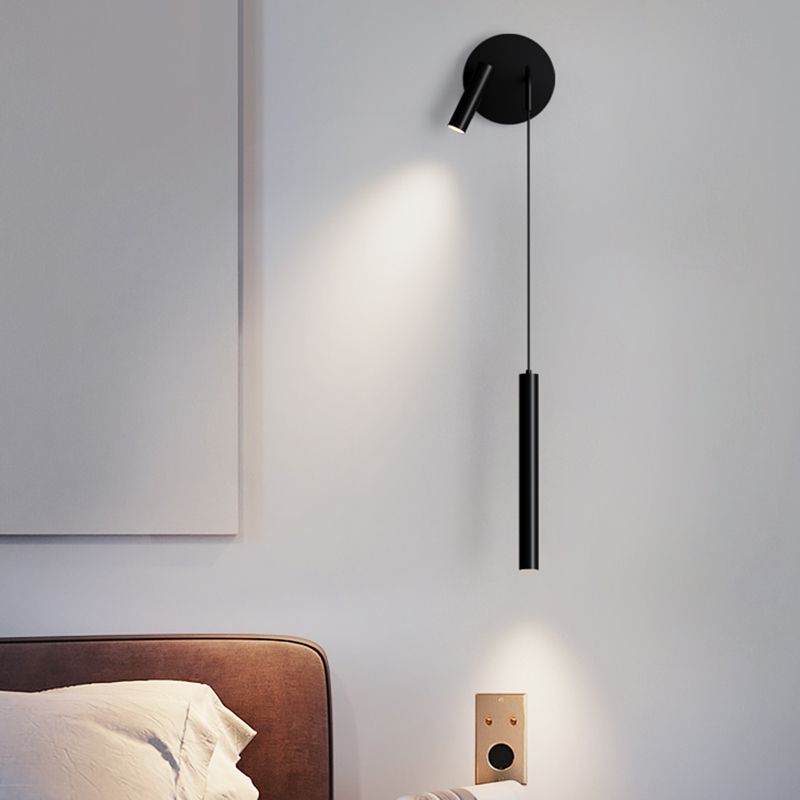 2 Light Simpleness Sconce Light Contemporary Wall Mount Reading Light for Bedroom