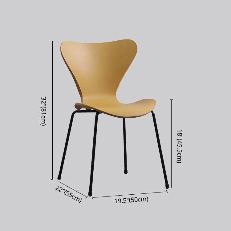 Chaises en métal de style contemporain, cuisine, salle à manger, ensemble de chaises à dossier solide
