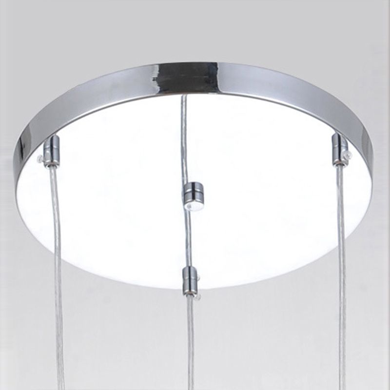 Moderner Glasglasanhänger Light Globe Platting Spiegelte hängende Licht für die Nachtstange