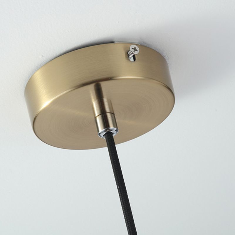 Iron Iron Contemporary sospeso a sospensione Light 1 ciondolo a 1 luce per sala da pranzo