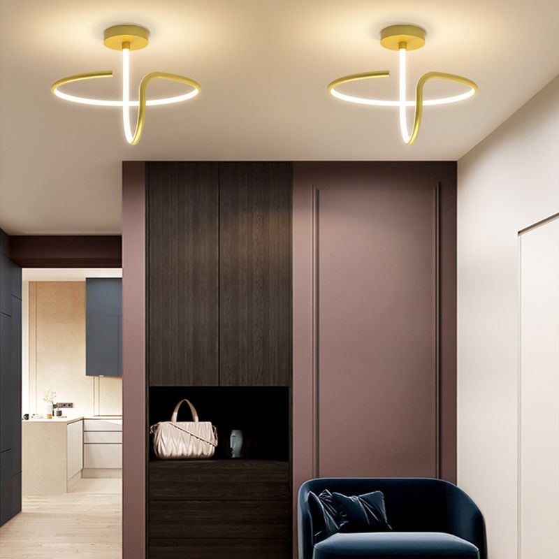 Runde Form Metall Flush Mount Deckenleuchte modern