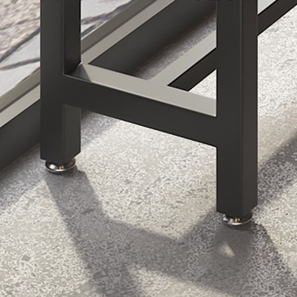 Solid Wood Pub Table Modern Bar Height Rectangle Bar Table for Indoor