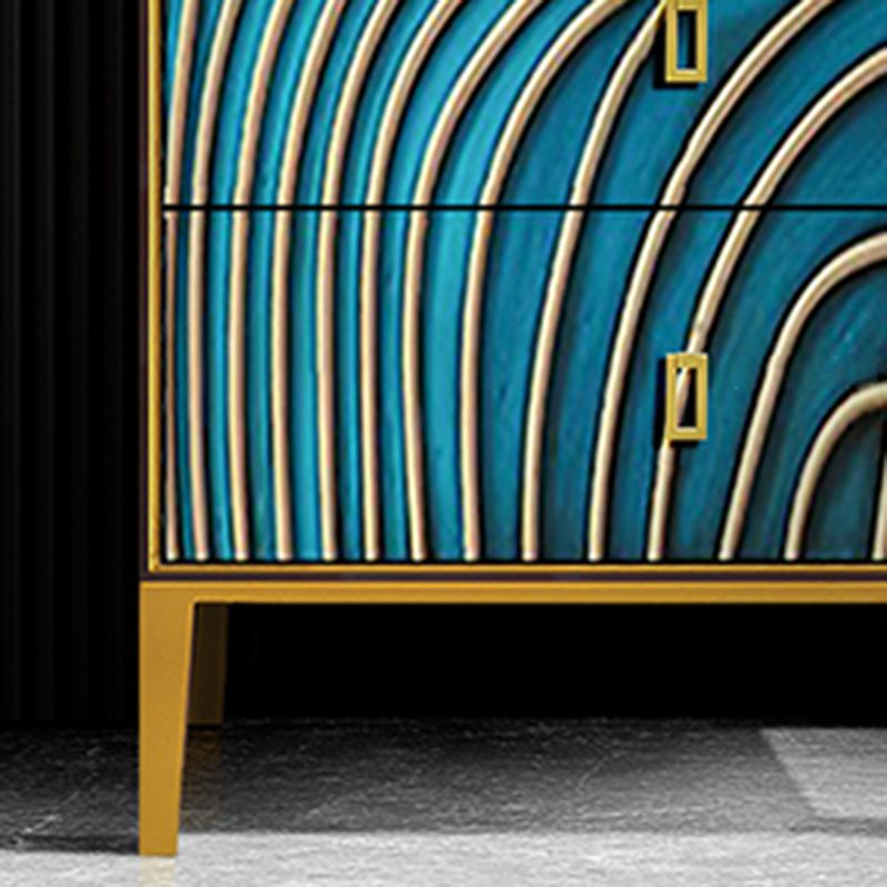 Modern Storage Chest Dresser Solid Wood Storage Chest , 15.6 Inch Width