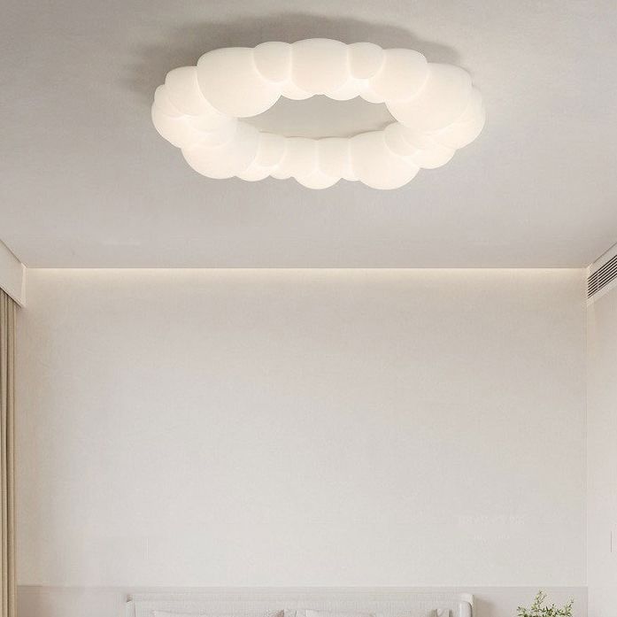 White LED Ceiling Light Modernism Flush Mount Lighting for Foyer Kitchen