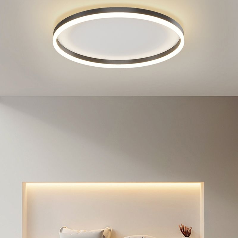 Modern Style Flush Mount Fixture Simplicity Flush Ceiling Light Fixture for Living Room