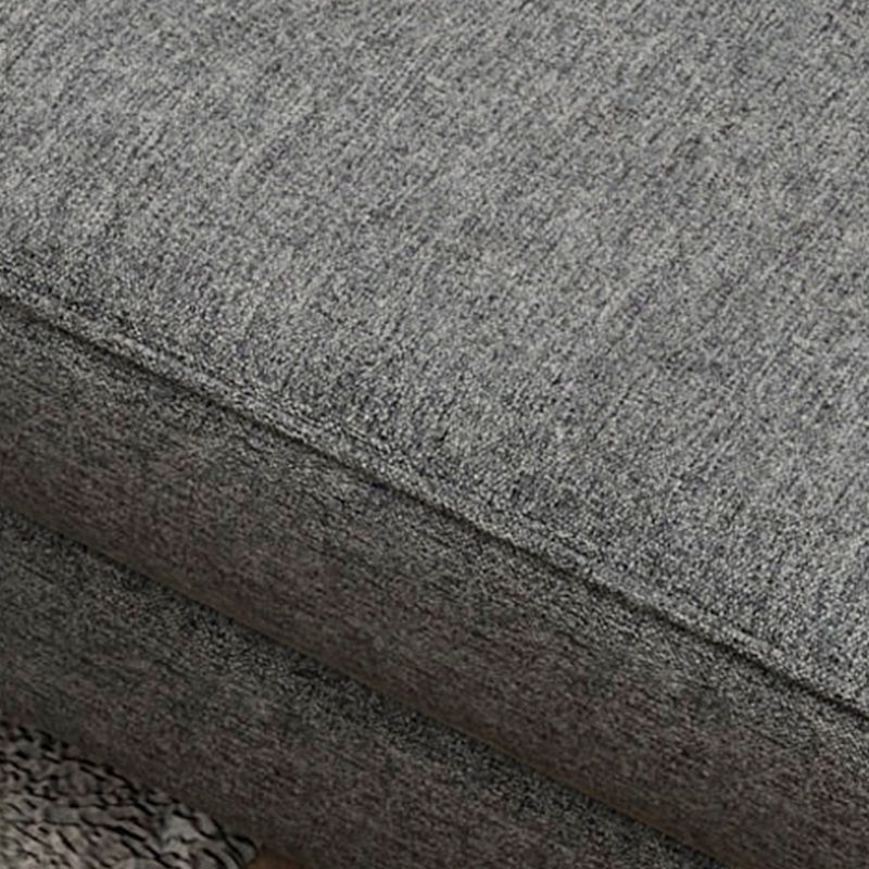 129.92" L Linen Washable Sectional Square Arm Sectional for Living Room