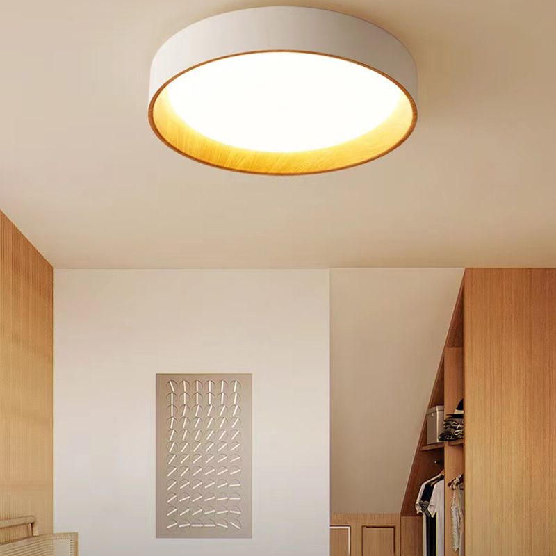 White Modernism Ceiling Light LED Flush Mount Lighting for Home Hallway