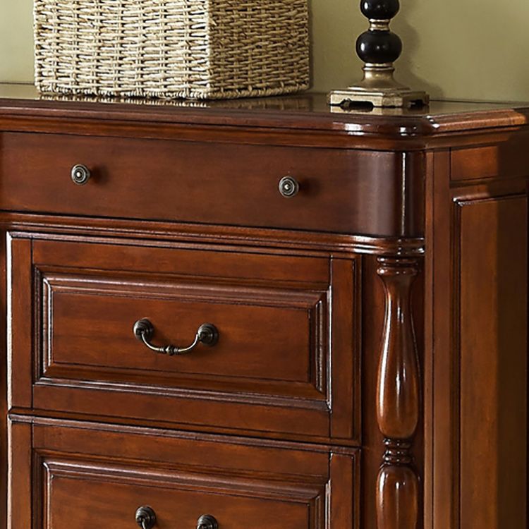 Traditional Storage Chest Solid Wood Dresser with 3/4/6/7/9 Drawers