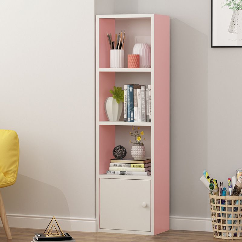 Closed Wooden Bookshelf Modern Home Living Room Study Corner Bookcase
