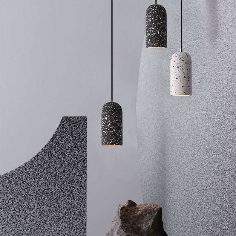 Kuppelform -Anhängerlampe moderne minimalistische kreative Steinhängelampe für Esszimmer