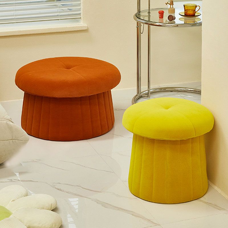 Modern Multi Colors Pouf Round Resistant Pouf for Drawing Room