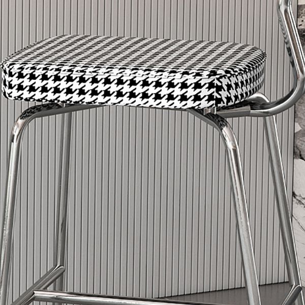 Modern Style Bar Stool Leather Backrest Bar Stools for Dining Room