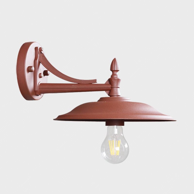 Geometric Shape Metal Wall Light Industrial Style 1 Light Wall Light Sconce