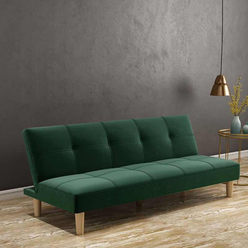 Velvet de Spedinger escandinavo/Sofá de tela 47.24 "/64.96" /70.08 "Cama de sofá sin brazo ancho