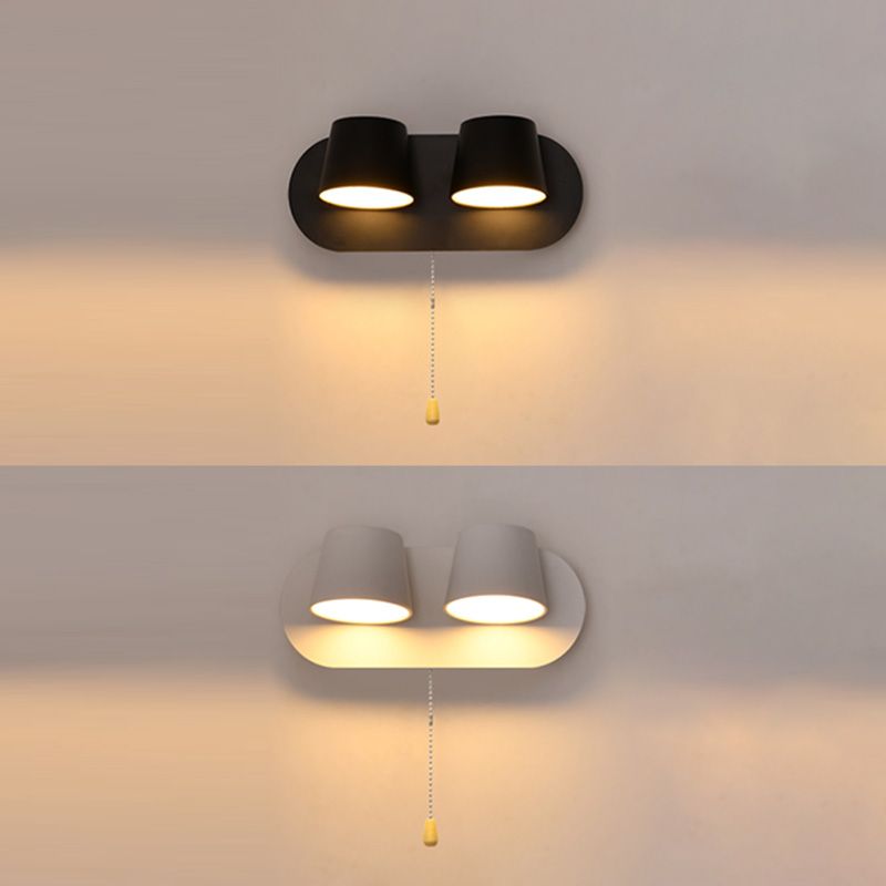 3/2/1 Kopfbeleuchtung Einfachheit Leuchte Leuchte in Schwarz/Weiß für Schlafzimmer