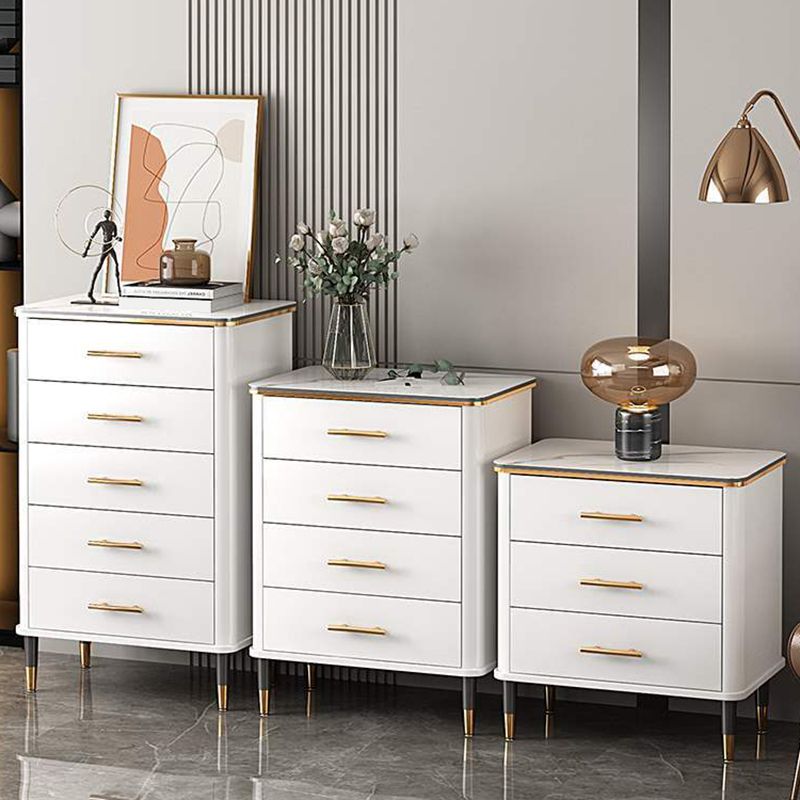 15.74" Wide Wood Accent Chest with Straight Legs Contemporary Chest