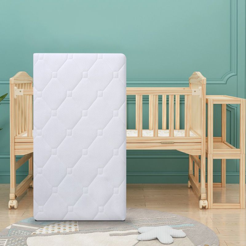 Wooden Contemporary Nursery Bed Animal Pattern Crib with Casters