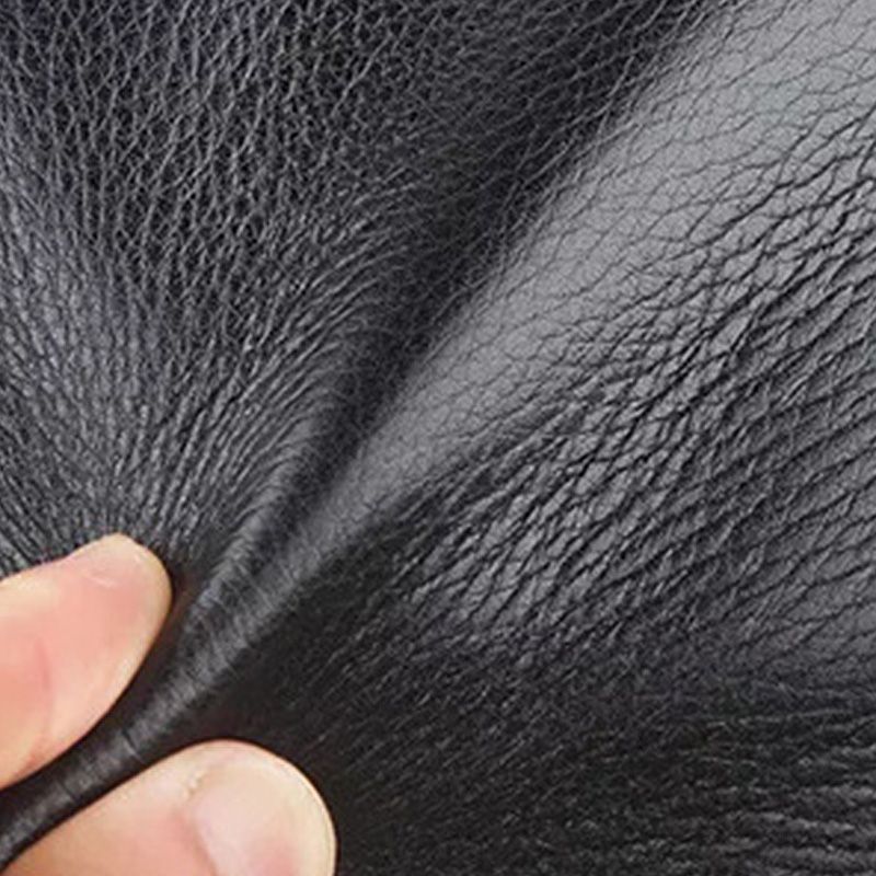 Standard Square Arm Leather Stain Resistant Sofa Couch with Pillows