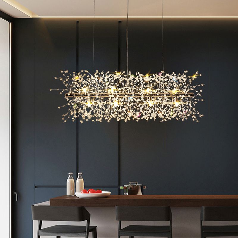 Modern Firefly Island Pendant Lighting Metal Multiple-Light Island Pendant