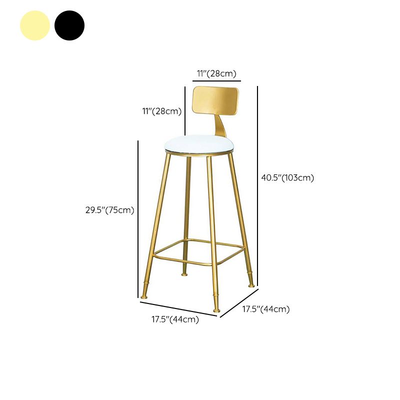 Modern Rectangle Bar Table Set 1/3 Pcs Black and Gold Metal Frame Bar Table and Stools