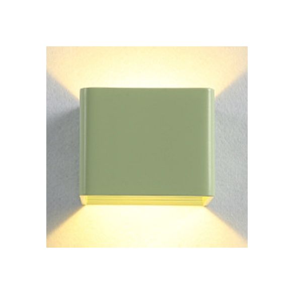 Cube Schattenleuchten Lichtminimalismus Aluminium warm/weiße Beleuchtung LED LED LEDIGKEIT