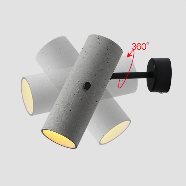 One Lampen Wandleuchte zementarischer Zementwandleuchte mit Zementwandleuchte